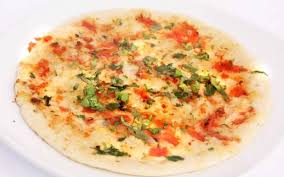Tomato and Peas Uttapam